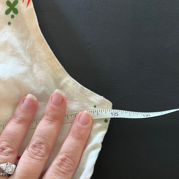 Floral V Neck Sleeveless Blouse - White, Green and Orange Vintage Floral Print - Picture 5 of 11